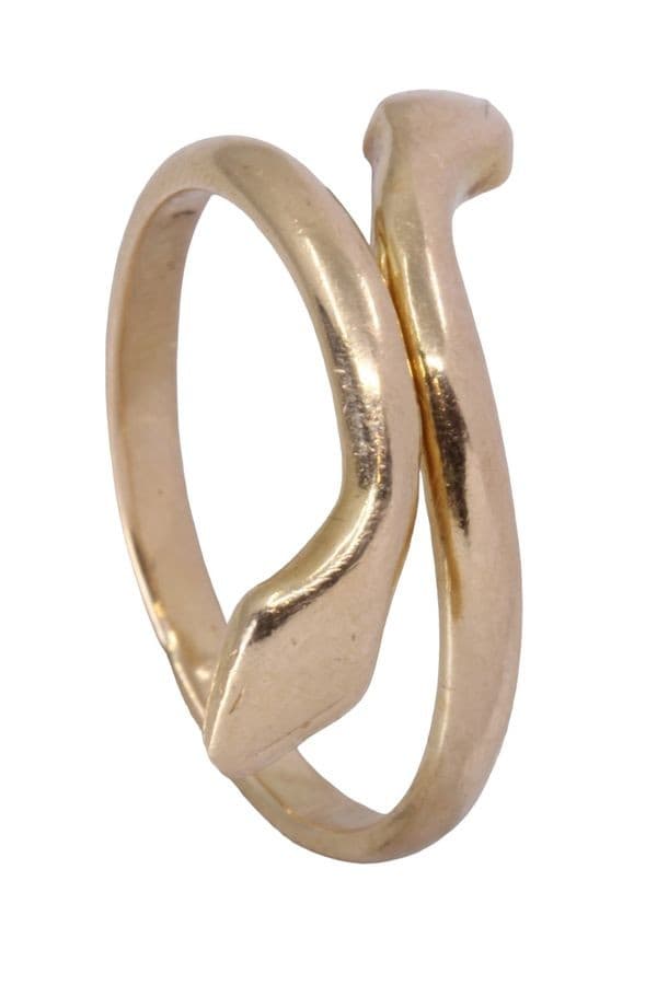 BAGUE MODERNE SERPENT — vue 4