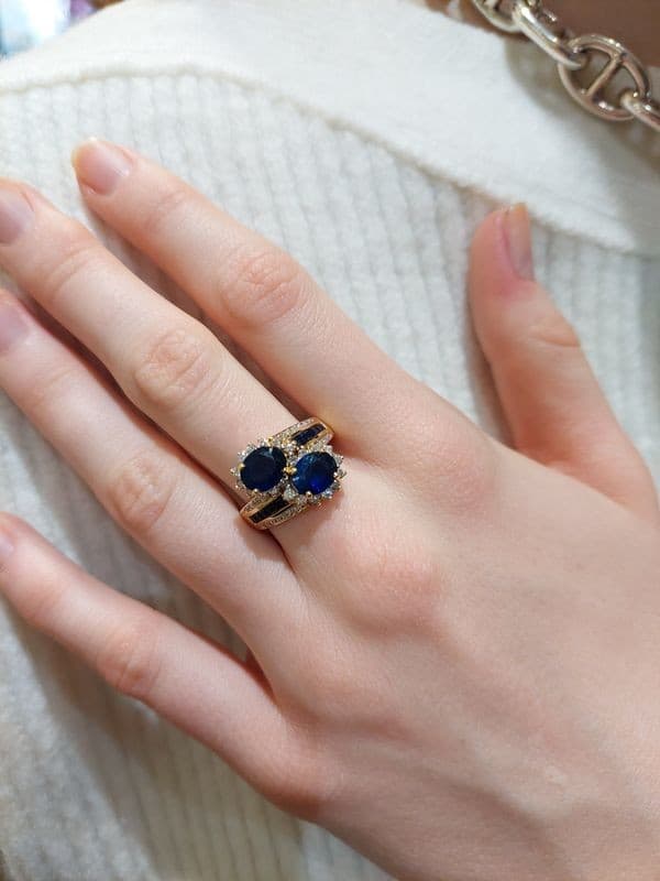 TOI ET MOI SAPHIRS ET DIAMANTS — vue 2