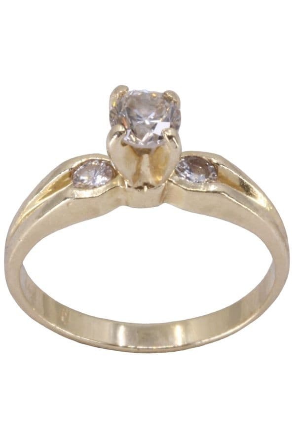 SOLITAIRE DIAMANTS 0.25 CARAT — vue 1
