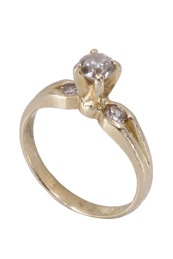 SOLITAIRE DIAMANTS 0.25 CARAT — vue 4