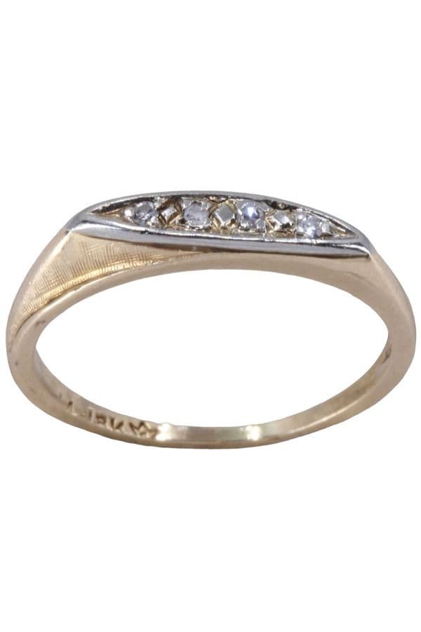 BAGUE JARRETIÈRE DIAMANTS — vue 1