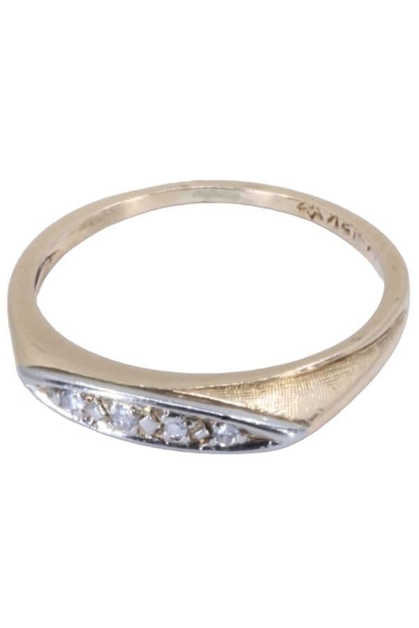 BAGUE JARRETIÈRE DIAMANTS — vue 4