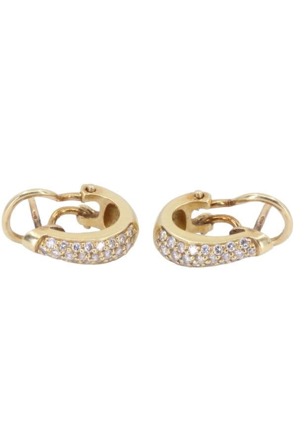 BOUCLES D'OREILLES DIAMANTS — vue 3