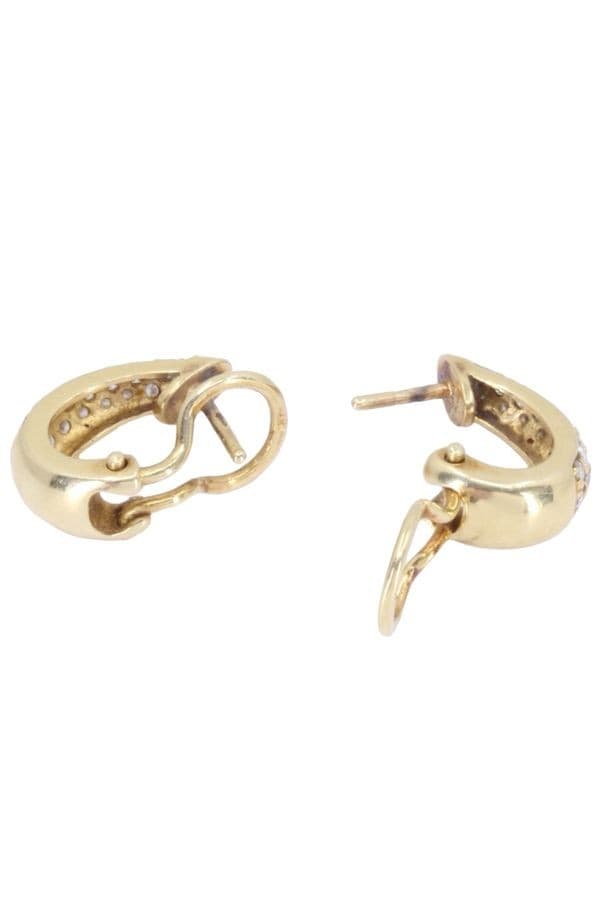 BOUCLES D'OREILLES DIAMANTS — vue 4