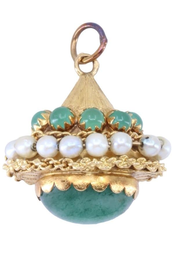 PENDENTIF BRELOQUE VÉNITIENNE — vue 1
