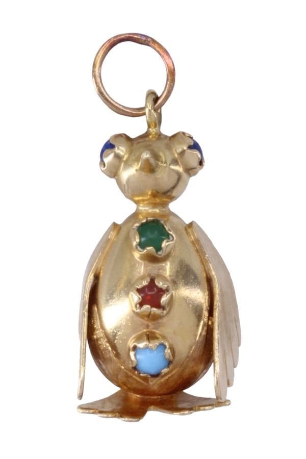 PENDENTIF BRELOQUE PINGOUIN — vue 3