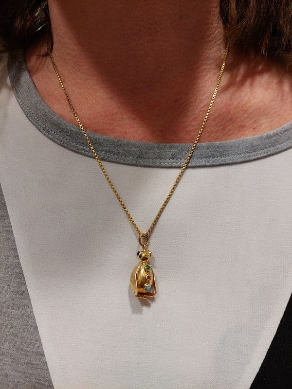 PENDENTIF BRELOQUE PINGOUIN — vue 2