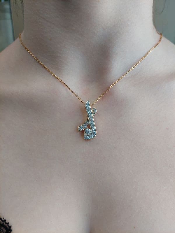 PENDENTIF MODERNE DIAMANTS — vue 2