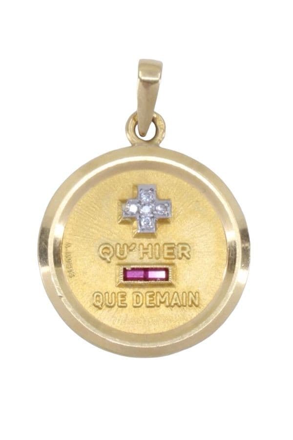 MÉDAILLE D'AMOUR SIGNÉE AUGIS — vue 1