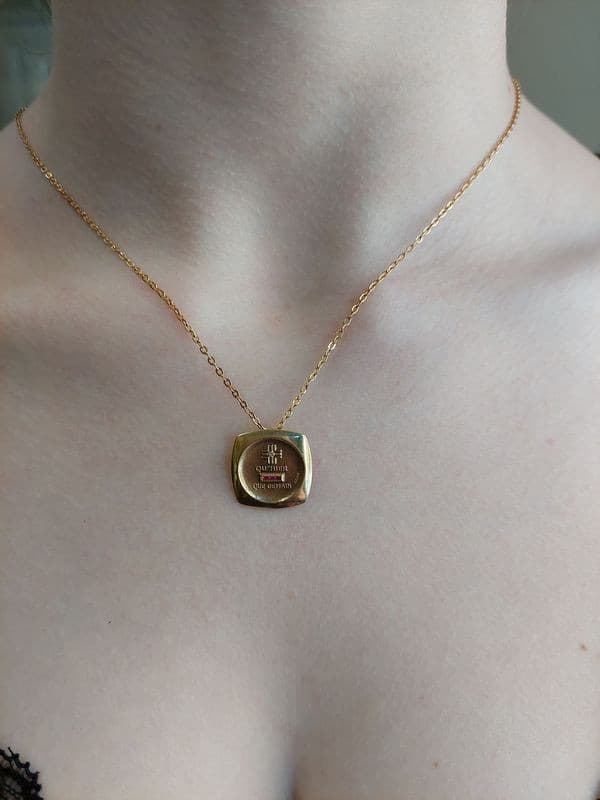 MÉDAILLE D'AMOUR SIGNÉE AUGIS — vue 2