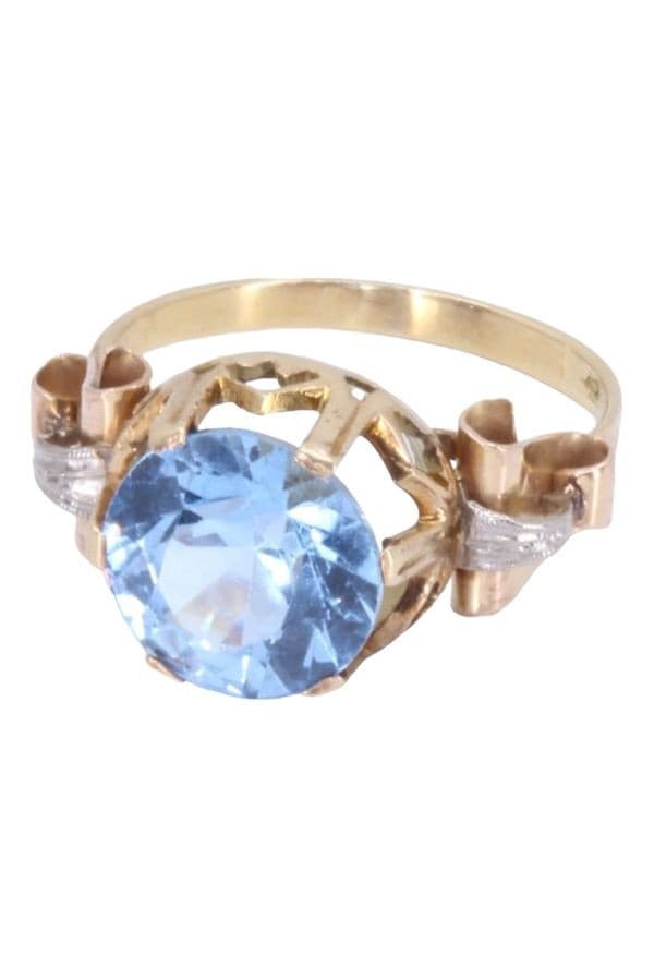 BAGUE ANCIENNE TOPAZE — vue 6