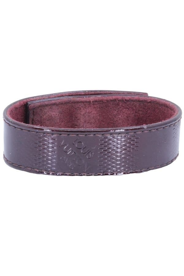 BRACELET LOUIS VUITTON CUIR — vue 3