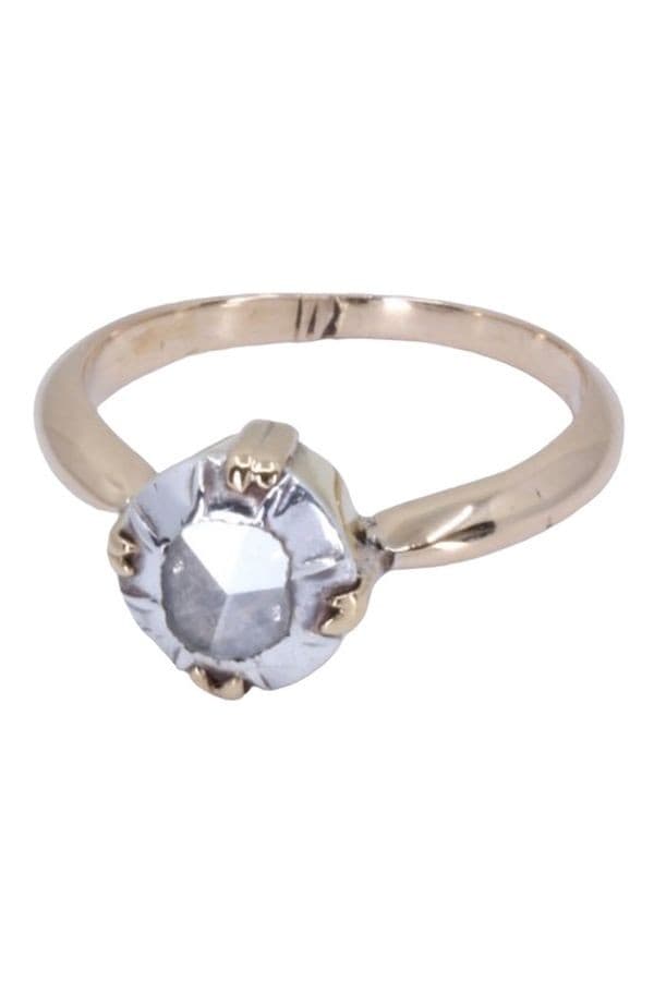 SOLITAIRE ANCIEN DIAMANT — vue 4