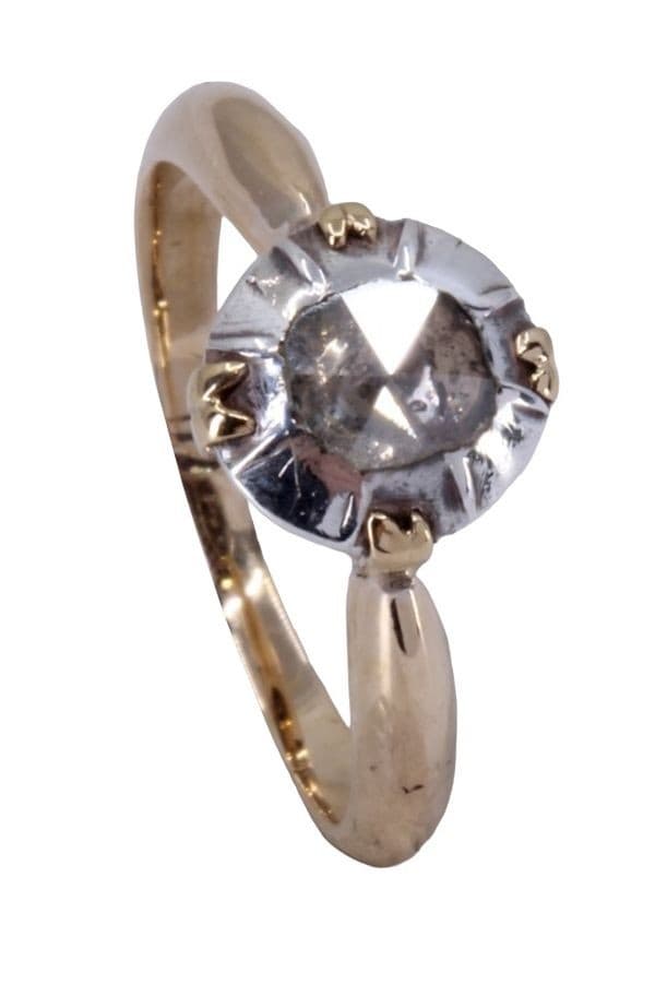 SOLITAIRE ANCIEN DIAMANT — vue 3