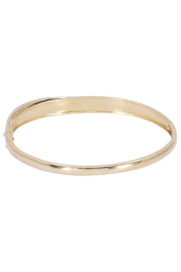 BRACELET JONC OUVRANT DIAMANTS — vue 3