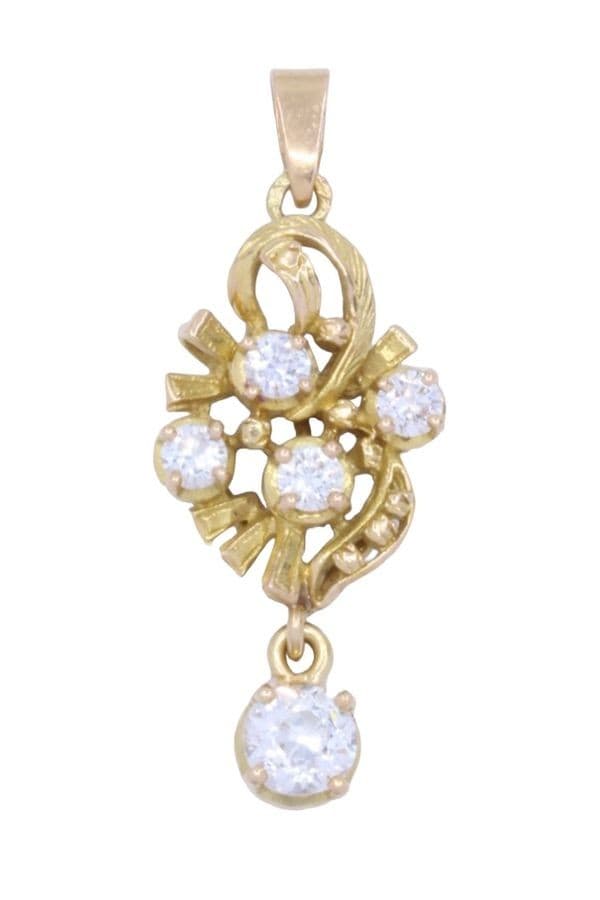 PENDENTIF DIAMANTS — vue 1