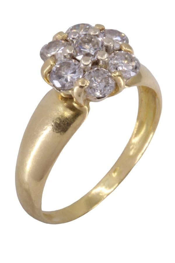 BAGUE FLEUR DIAMANTS — vue 5