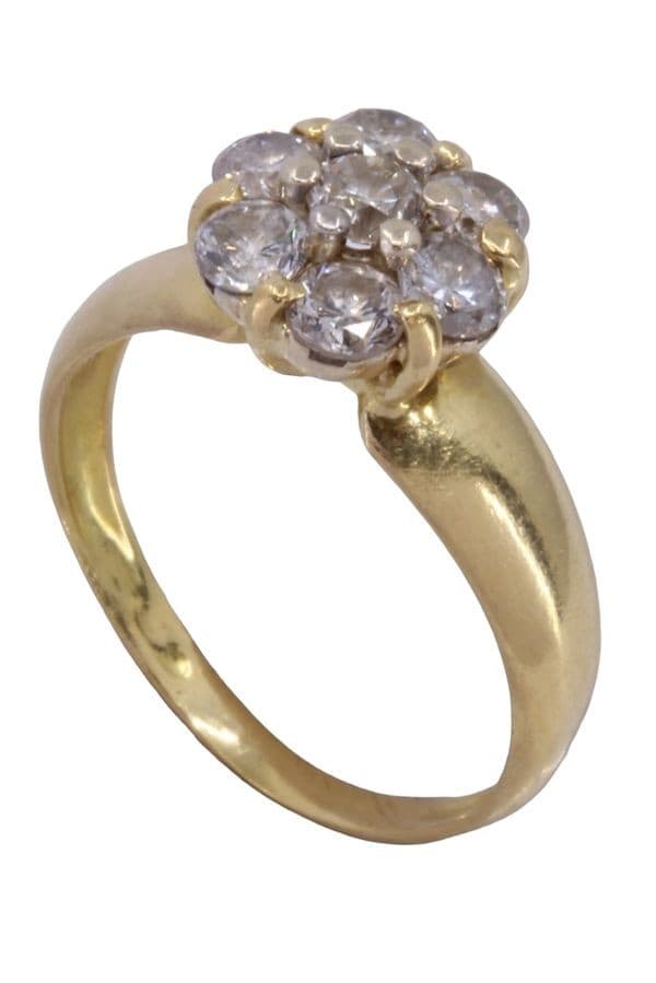 BAGUE FLEUR DIAMANTS — vue 4