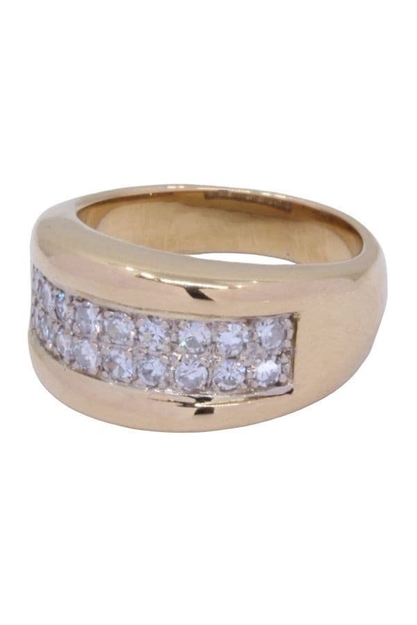 BAGUE PAVAGE DIAMANTS — vue 5