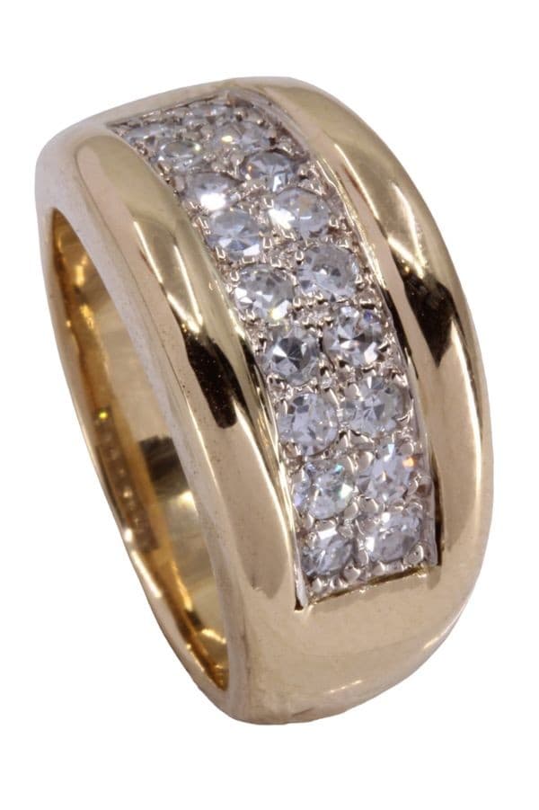 BAGUE PAVAGE DIAMANTS — vue 4