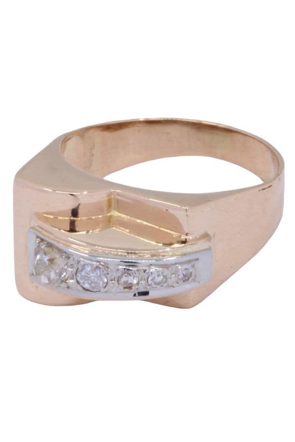 BAGUE TANK DIAMANTS — vue 6
