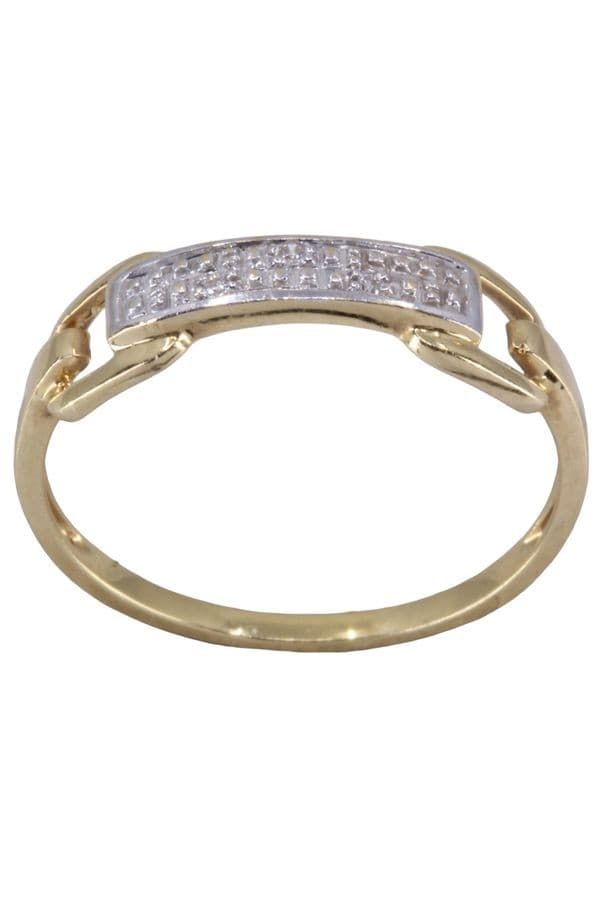 BAGUE DIAMANTS — vue 1
