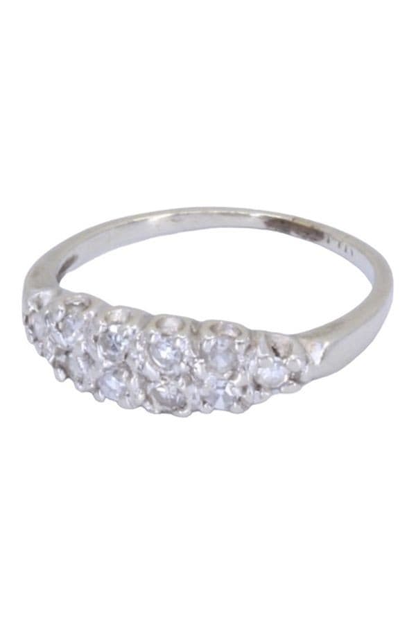 BAGUE MODERNE DIAMANTS — vue 6