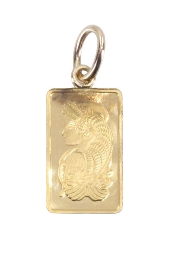 PENDENTIF LINGOTIN 1 GRAMME — vue 3
