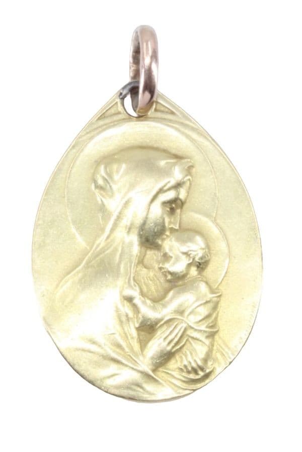 MÉDAILLE VIERGE À L'ENFANT