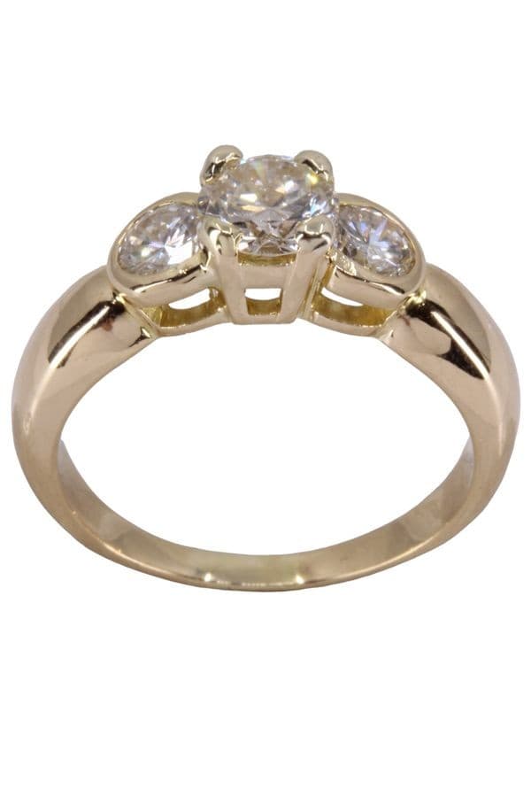 BAGUE TRILOGIE DIAMANTS — vue 1