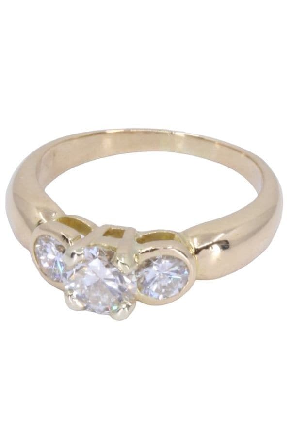 BAGUE TRILOGIE DIAMANTS — vue 5