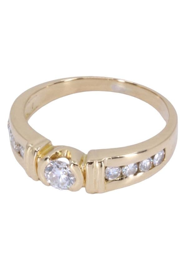 SOLITAIRE MODERNE DIAMANTS — vue 6