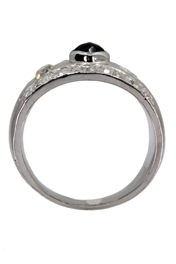 BAGUE TOURMALINE ET DIAMANTS — vue 5