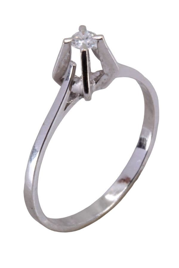SOLITAIRE DIAMANT 0.07 CARAT — vue 4
