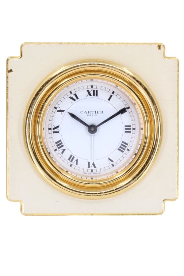 PENDULETTE DE BUREAU CARTIER — vue 1