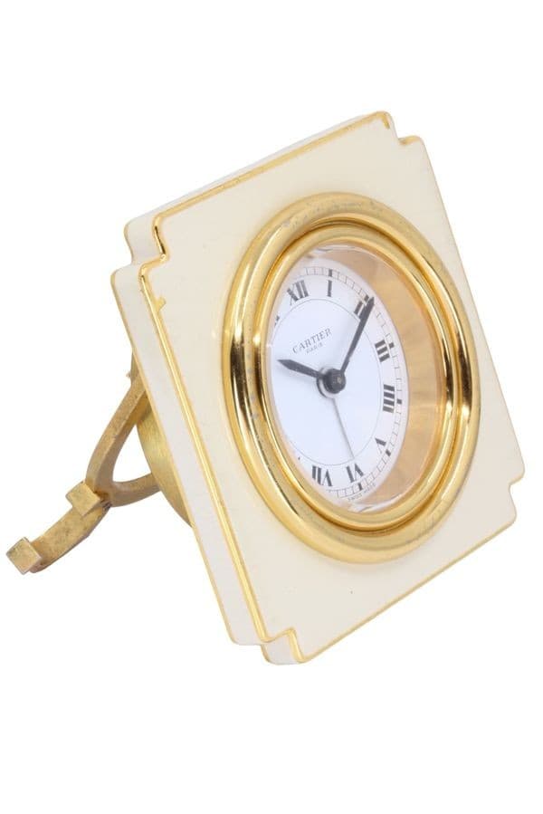 PENDULETTE DE BUREAU CARTIER — vue 3
