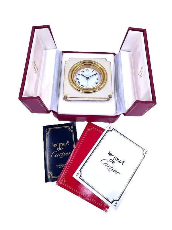 PENDULETTE DE BUREAU CARTIER — vue 2