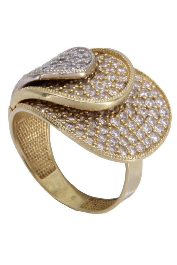 BAGUE PÉTALES DIAMANTÉES — vue 5