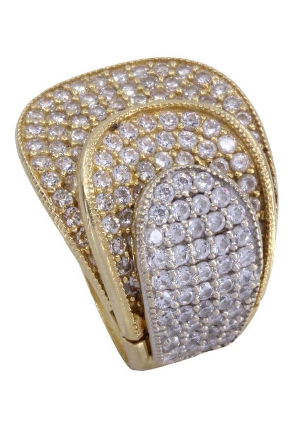 BAGUE PÉTALES DIAMANTÉES — vue 4
