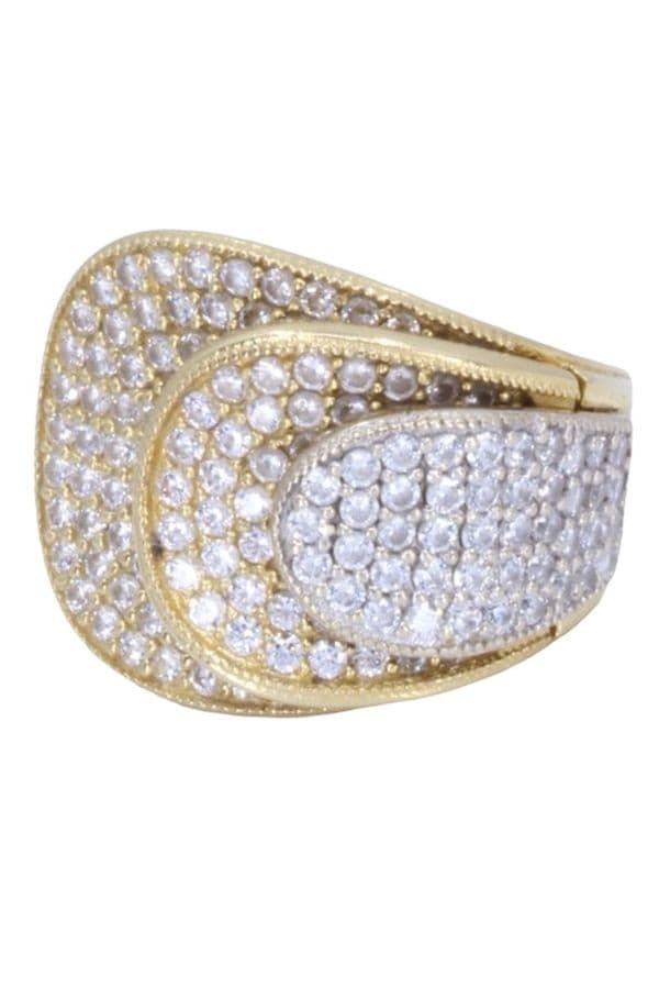 BAGUE PÉTALES DIAMANTÉES — vue 6