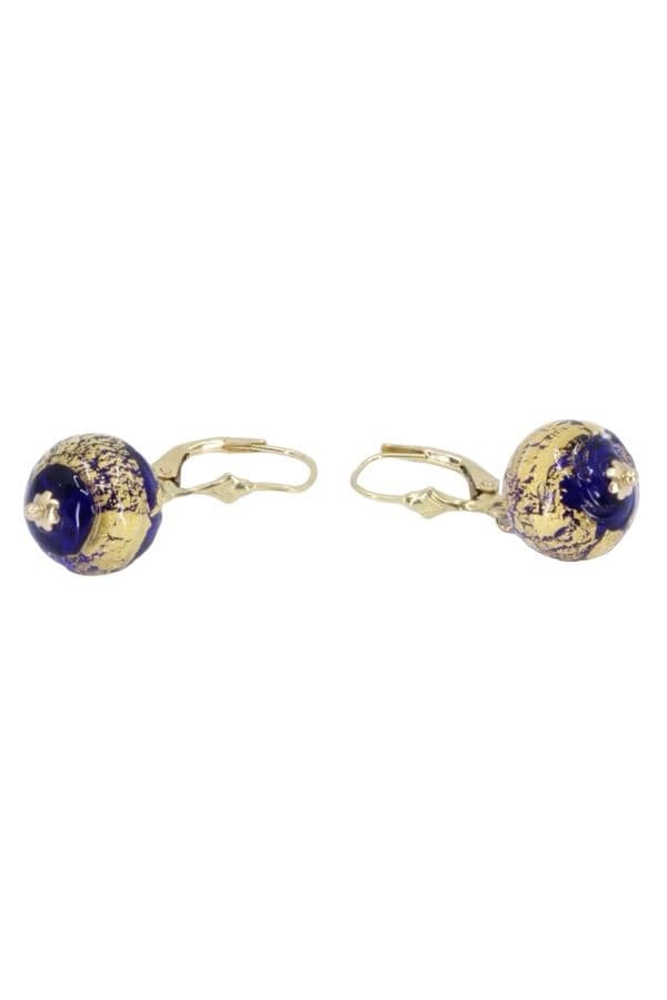 BOUCLES D'OREILLES PERLES DE VERRE — vue 3