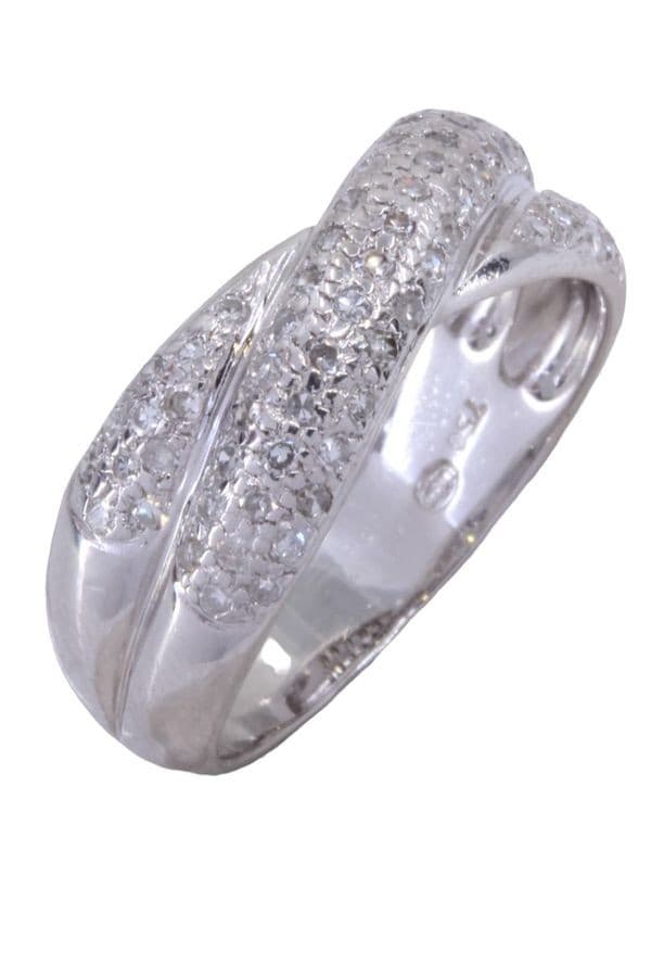 BAGUE ENTRELACÉE DIAMANTS — vue 5
