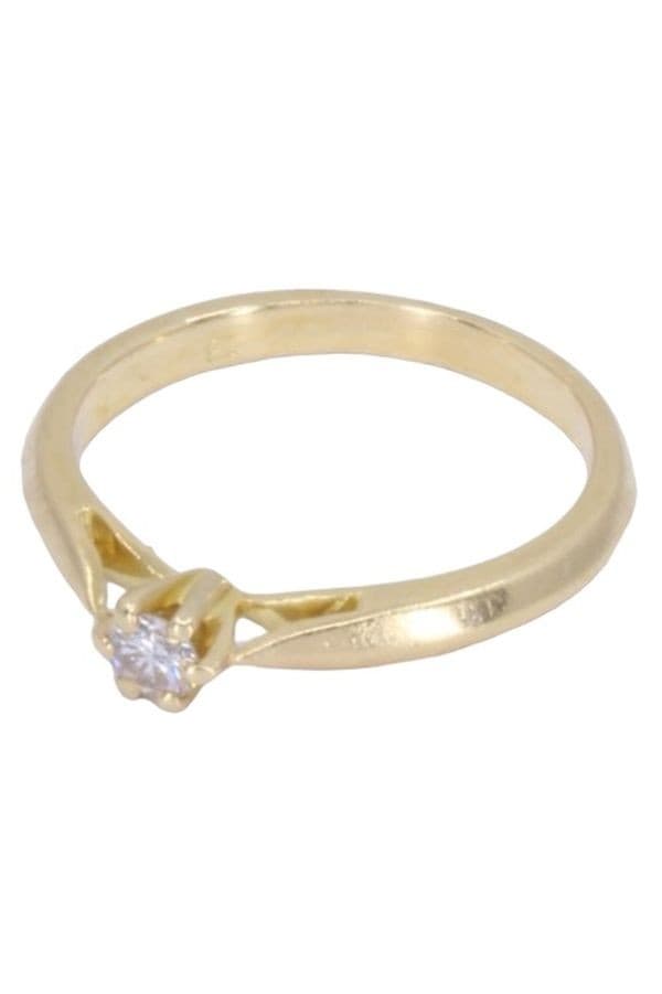 SOLITAIRE DIAMANT 0.08 CARAT — vue 6