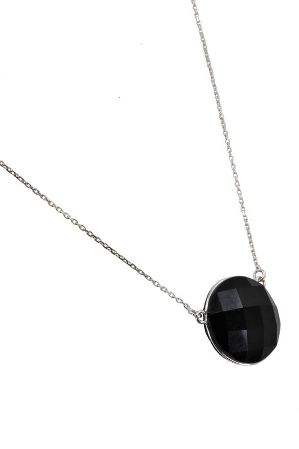 COLLIER QUARTZ NOIR — vue 2