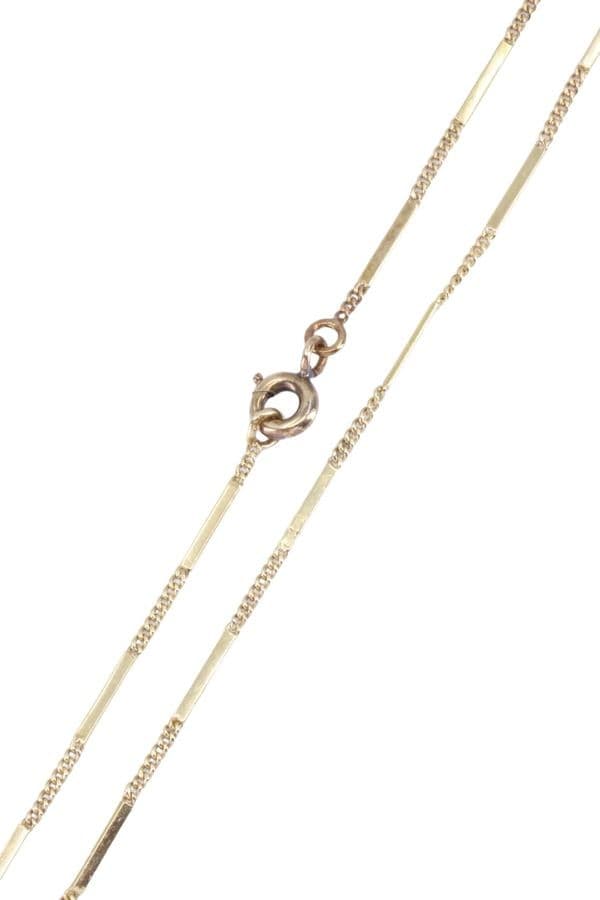 CHAINE ANCIENNE MAILLE BATON — vue 3
