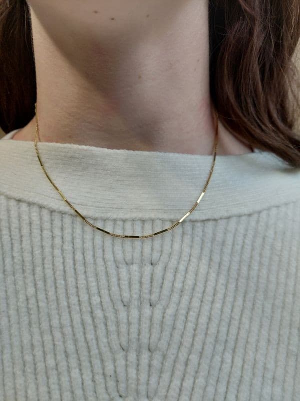 CHAINE ANCIENNE MAILLE BATON — vue 2
