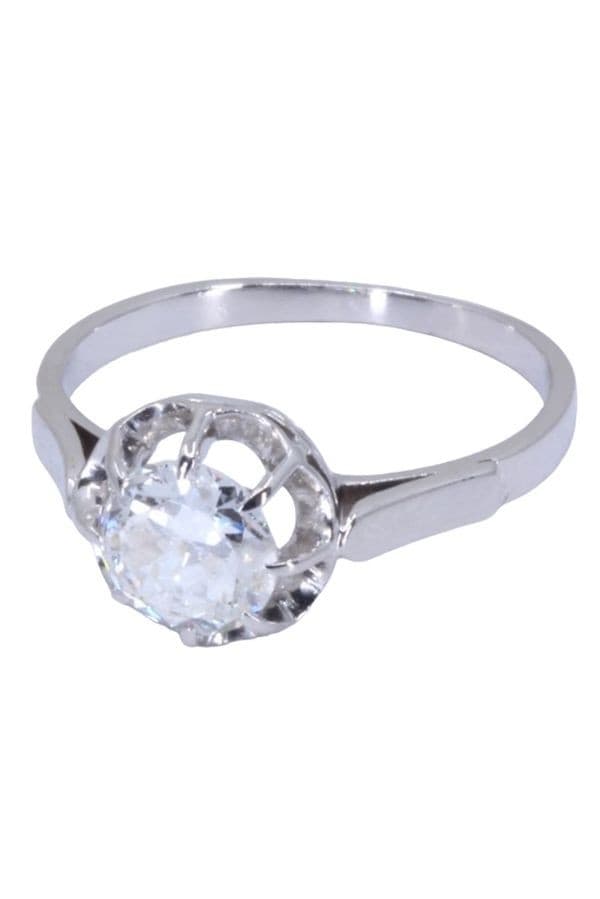 SOLITAIRE ANCIEN DIAMANT 0.93 CARAT — vue 6