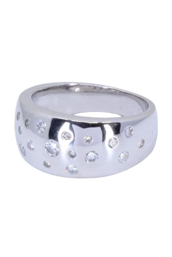 BAGUE JONC DIAMANTS — vue 5