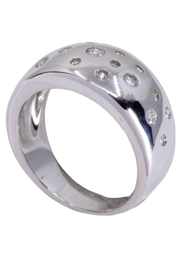 BAGUE JONC DIAMANTS — vue 4