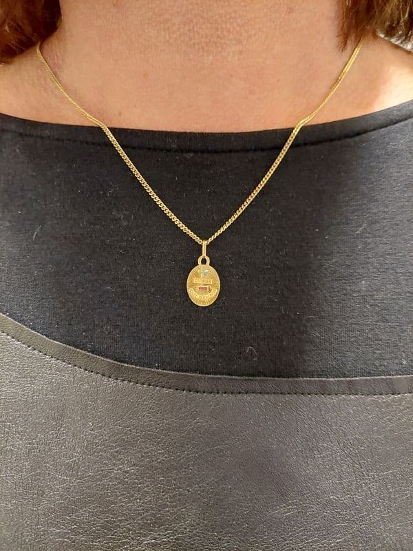 MÉDAILLE D'AMOUR SIGNÉE AUGIS — vue 2